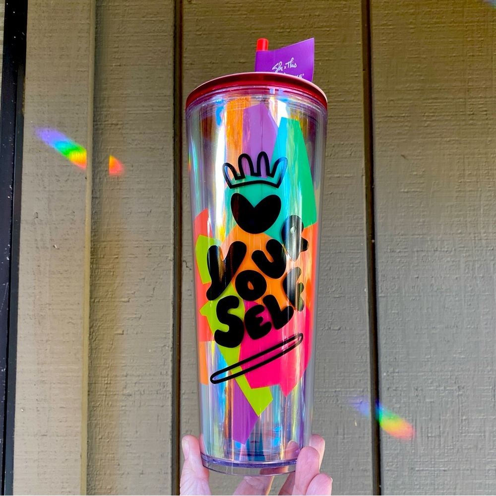 Retired Starbucks x Shae Anthony Love Yourself limited edition cold tumbler